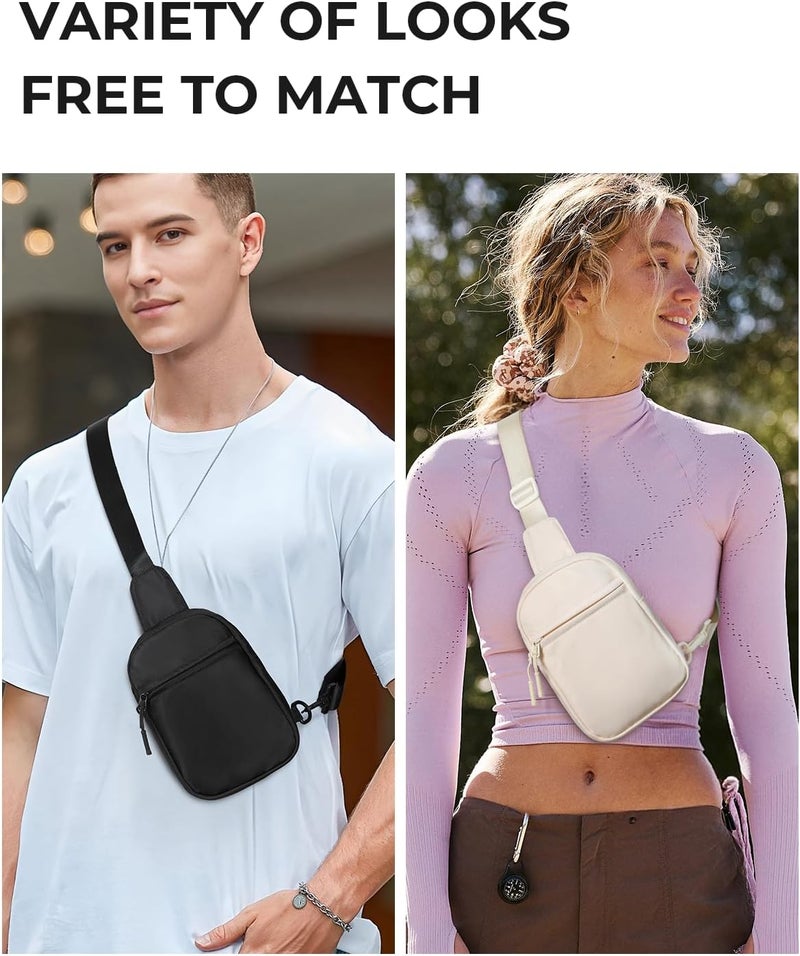 CHOLISS Small Sling Bag for Women and Men, Crossbody Bags Trendy Fanny Packs Chest Bag with Extended Strap - Image 2